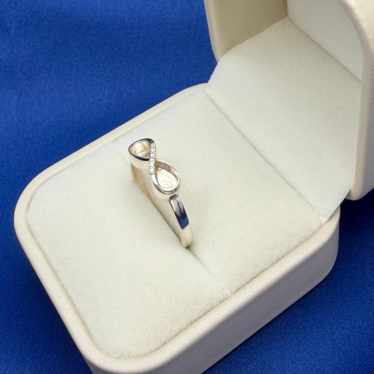 CZ Infinity Ring