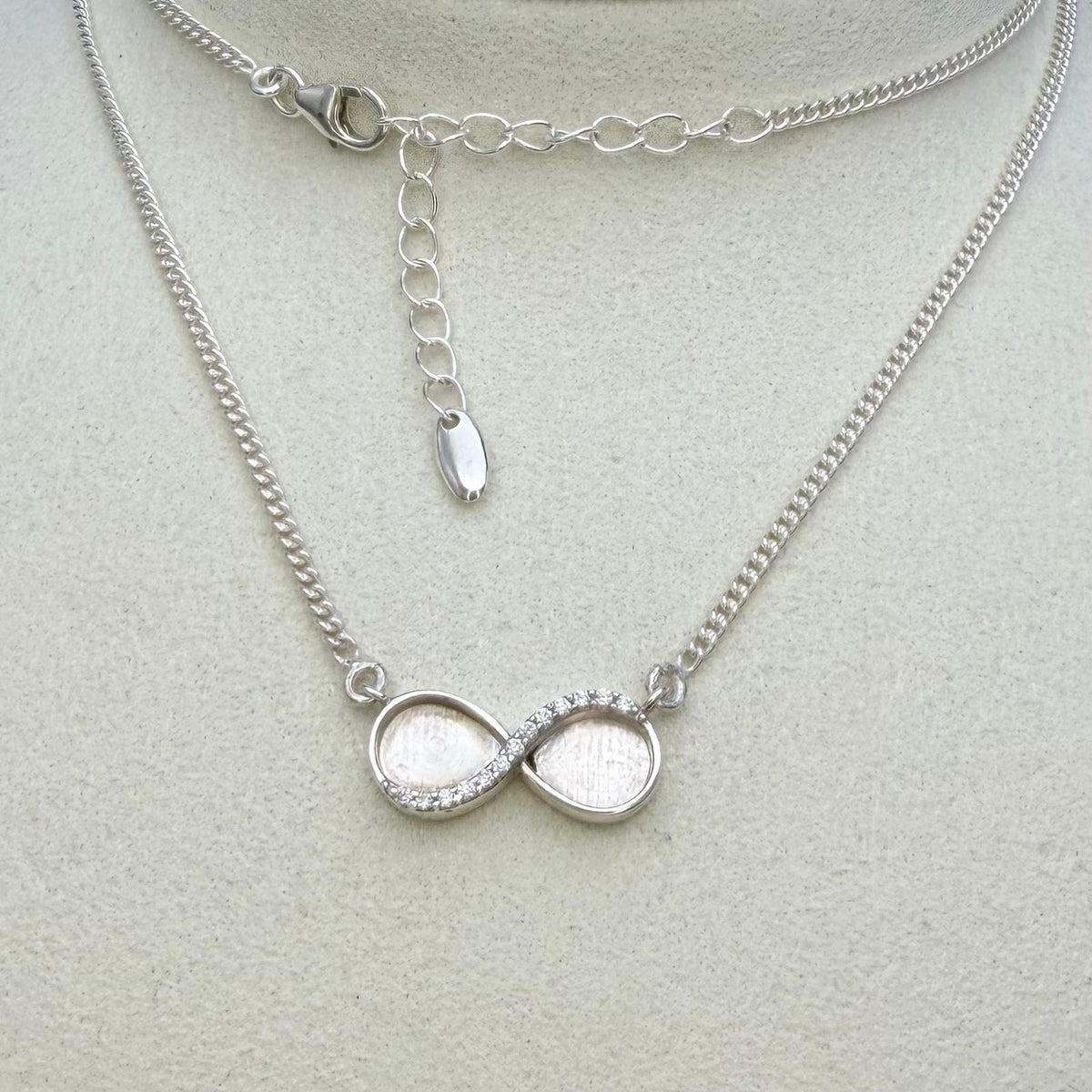 Infinity CZ Necklace