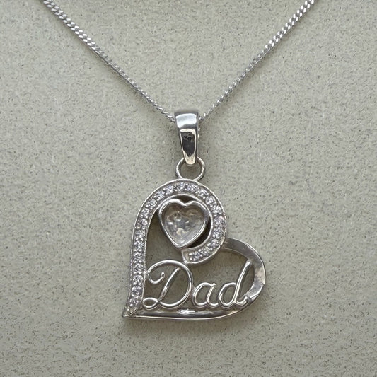 Heartfelt Dad Pendant
