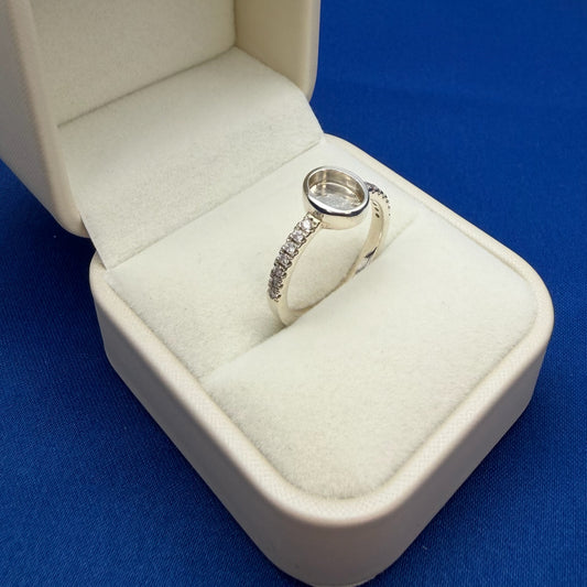 Oval Multi CZ Ring