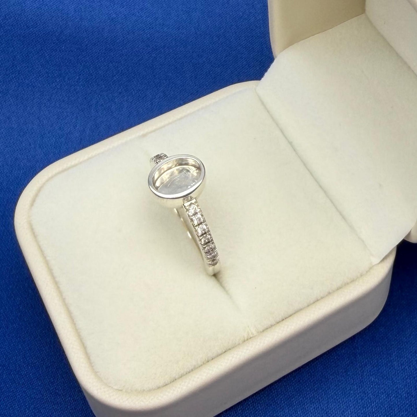 Oval Multi CZ Ring