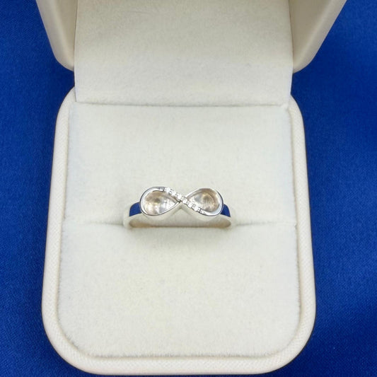 CZ Infinity Ring
