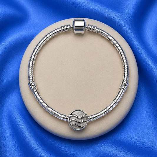 Wave charm bead