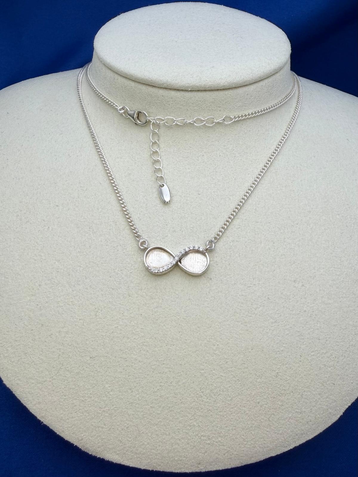 Infinity CZ Necklace