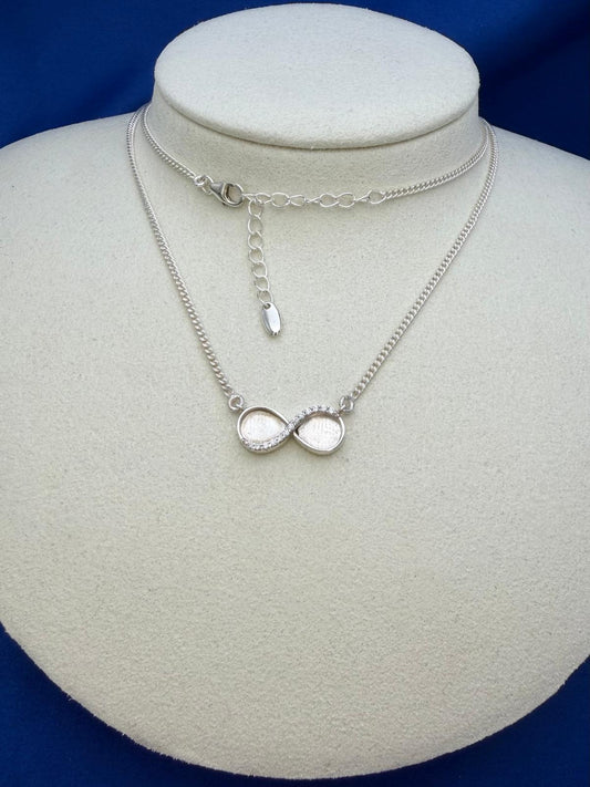 Infinity CZ Necklace