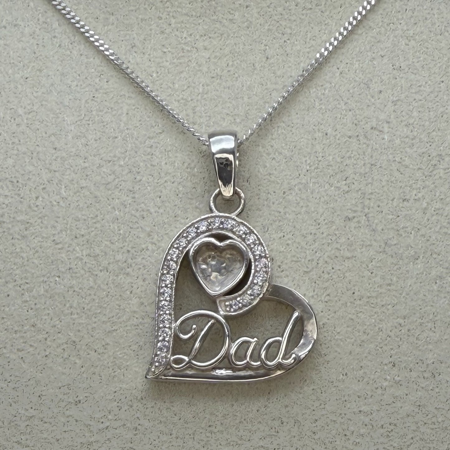 Heartfelt Dad Pendant