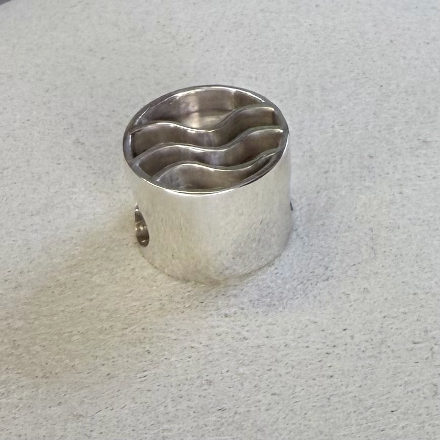 Wave charm bead