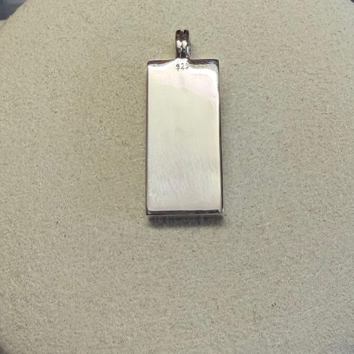 Rectangle Dog Tag Pendant