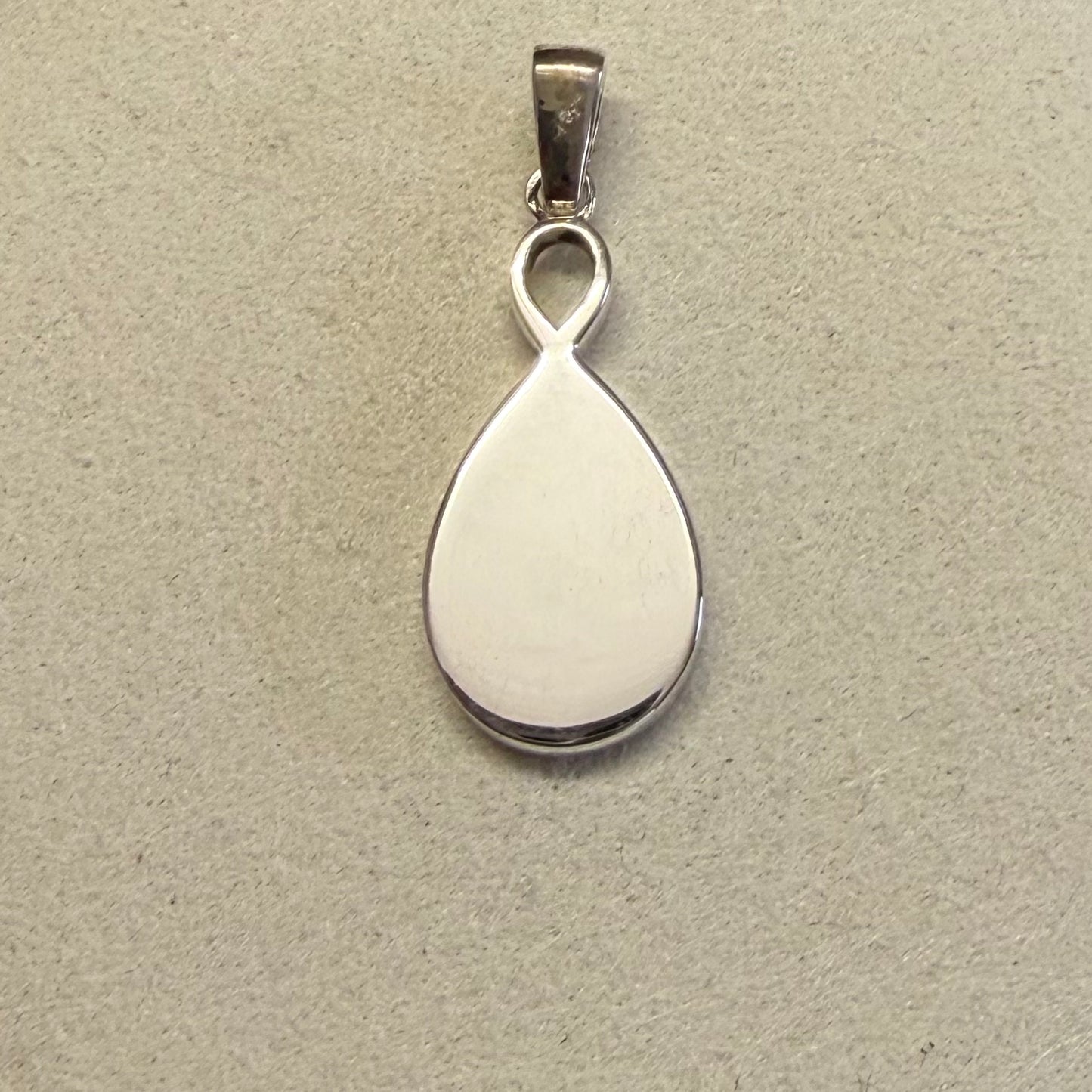 Infinity Teardrop Pendant