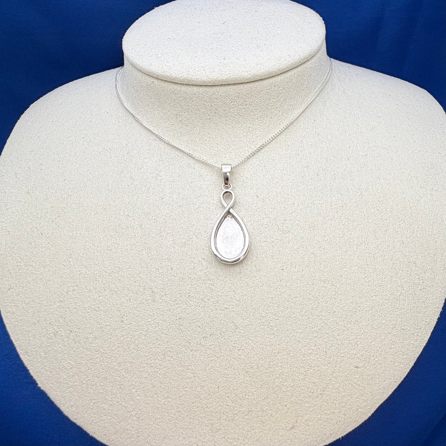 Infinity Teardrop Pendant