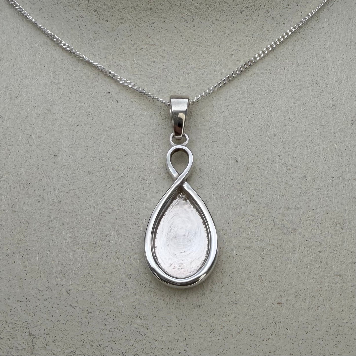 Infinity Teardrop Pendant