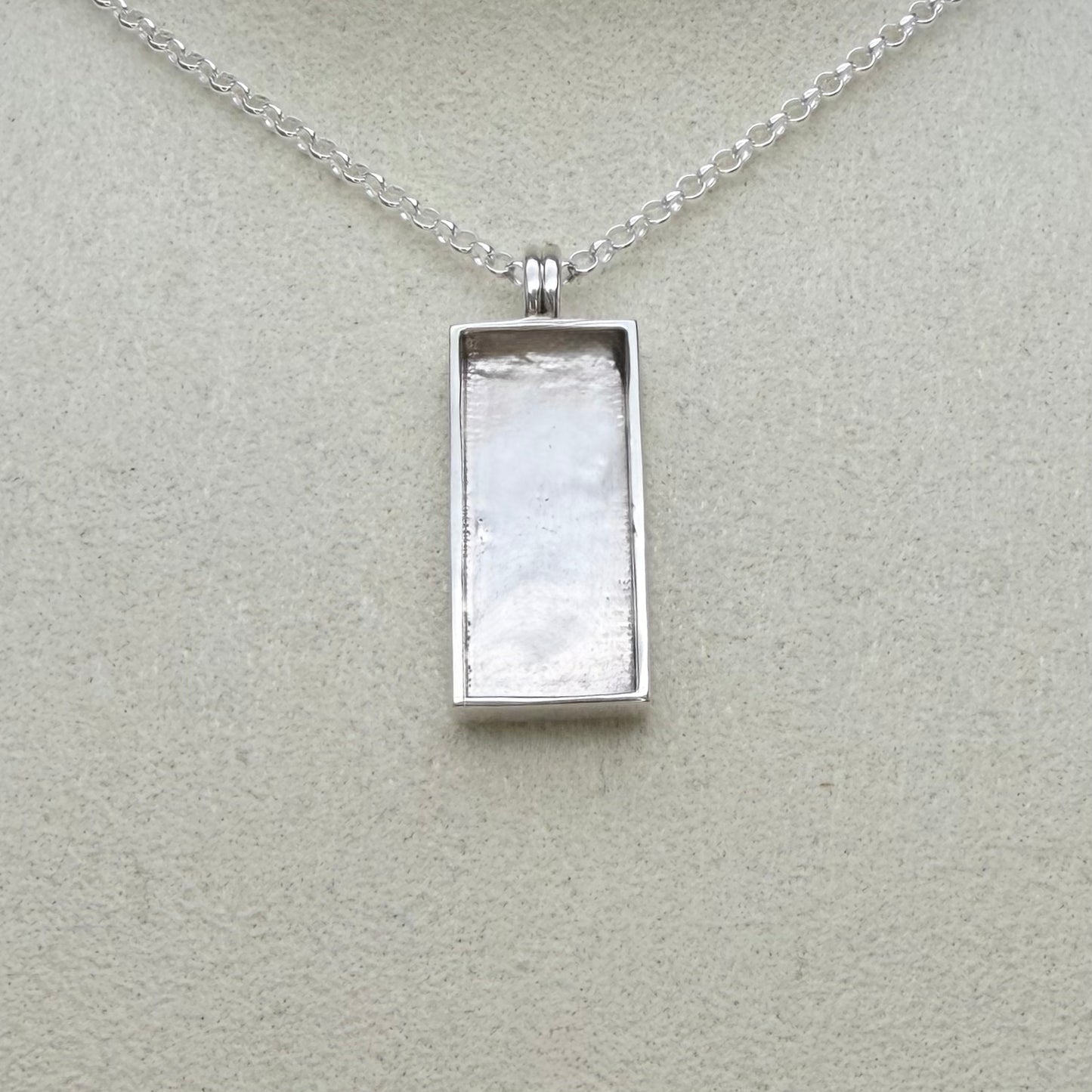 Rectangle Dog Tag Pendant